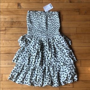 Doll’s Point Tiered Horse Print Dress